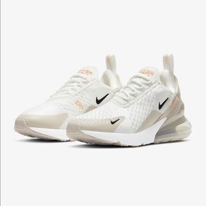 NEW Nike Air Max 270 - Summit White / Desert